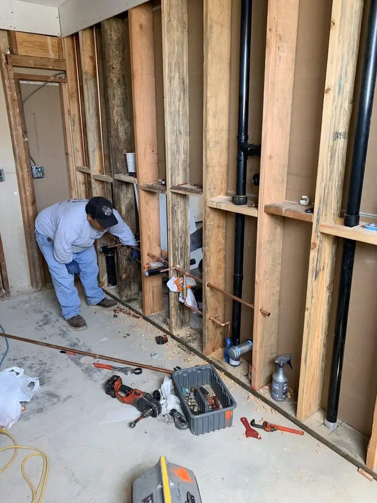 Commercial rough-in plumbing for Gas Line Repair in Ortega Hills